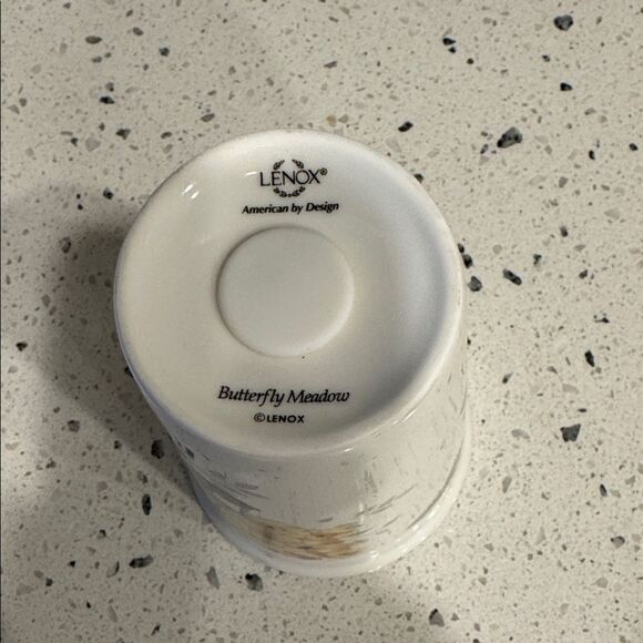 Lenox Butterfly Meadow Ceramic Cup Travel Mug with Lid Floral Design - Picture 4 of 9